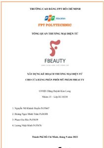 ASM Tổng Quan Thương Mại Điện Tử Mỹ Phẩm FBeauty