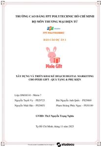 Dự Án 1 Quà Tặng Và Sự Kiện