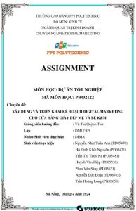 Dự Án Tốt Nghiệp Digital Marketing Cửa Hàng Mẹ Và Bé